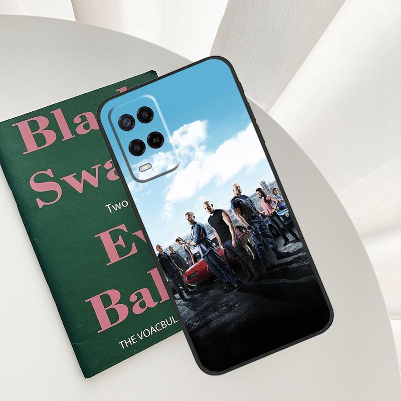 Fast and Furious Case For Oppo A96 A76 A16 A15 A17 A52 A72 A54S A57S A58 A78 A98 A57 A77 A54 A74 A94 Cover