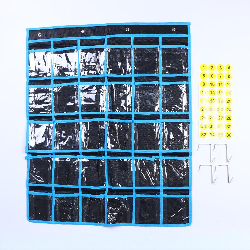 Classroom Office Versatile 30Pockets Phone Organizer Over Door Bag Stress-Free and Simplified Storage