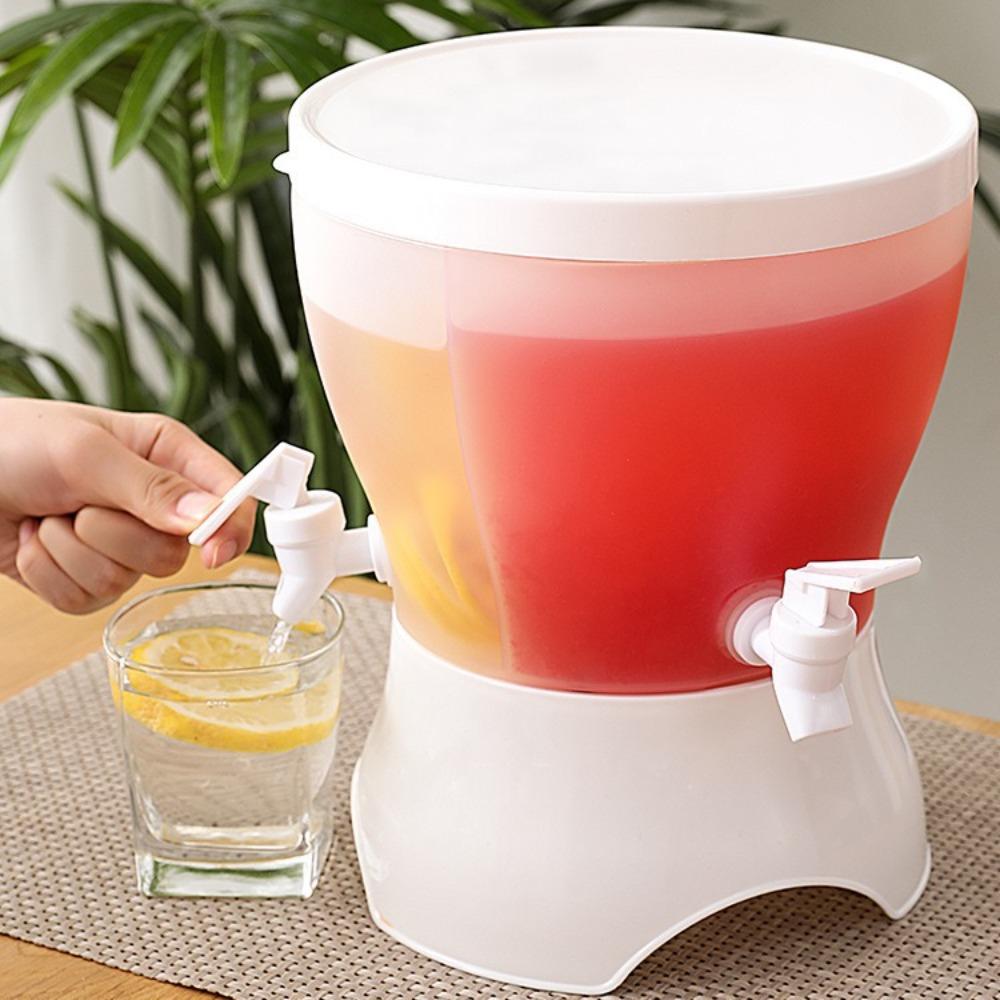 with Faucet Drink Kettle 3 Compartment Water Jug Multifunctional Cold Water Bucket  Bar