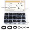 750-Piece Black Nylon Washer Assortment, 7 Sizes M3-M12