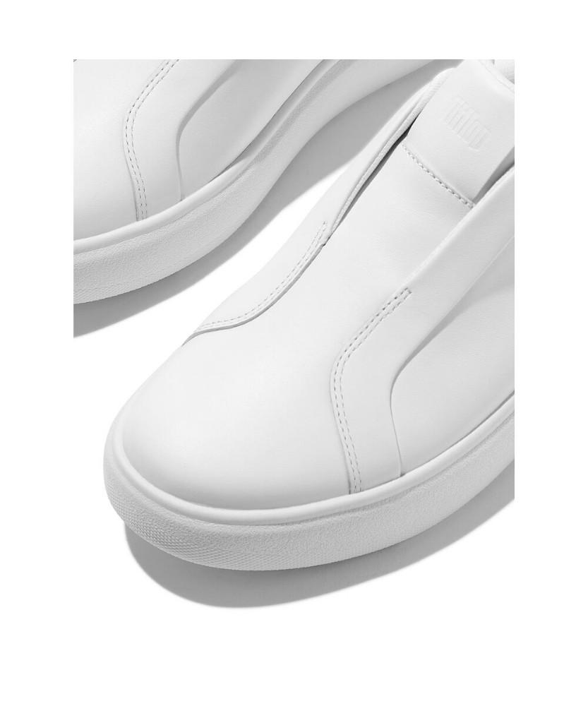Fitflop [Rtg] Women'S Leather/Suede Laceless Sneakers - Urban White (Ft59K2N131)