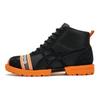 ONITSUKA TIGER Rinkan Retro Stoff Langlebige High-Top Freizeit Laufschuhe Unisex Sneaker Schwarz Orange 1183B843-001