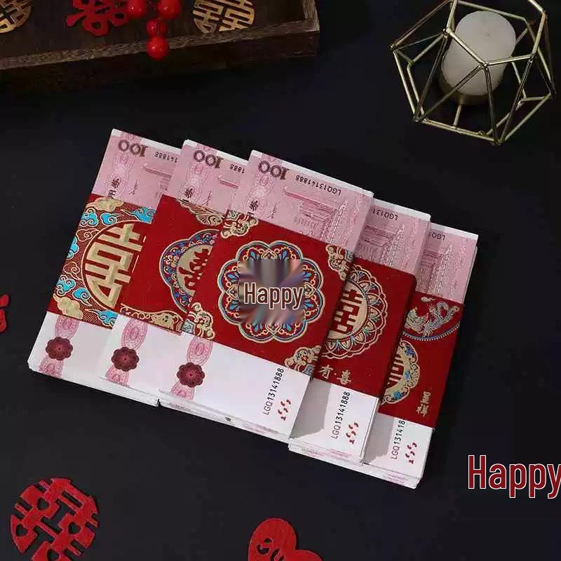 Double Happiness Wedding Money Holder for Engagement or Dowry