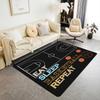 Erosebridal Golf Print Carpet,Golf Clubs Pattern Area Rug 4'11" X 3'3" for Bedroom Living Room Playroom,Sports Game Theme Indoor Floor Mat N