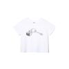 RENSE Silver Heart Keyring T-Shirt White