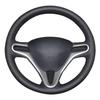 Diy Customize Braid Car Steering Wheel Cover For Honda Civic Old Civic 2006-2011 Steering Wheel Braid Car Interior Accessories