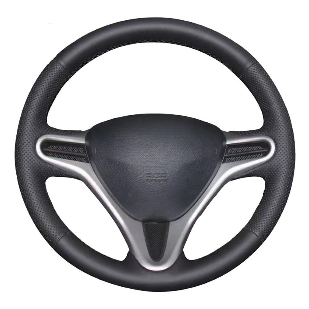 Diy Customize Braid Car Steering Wheel Cover For Honda Civic Old Civic 2006-2011 Steering Wheel Braid Car Interior Accessories