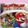 Super Mario Bedding Set With Microfiber Modern Home Decor For Kids Room