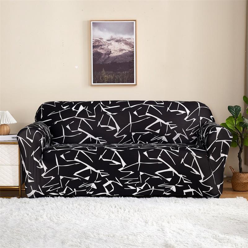 Stretch Milk Silk Printed All Inclusive Universal Sofa Cover Sofa Cover