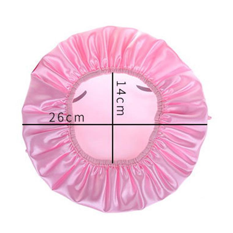 Kreslený Silný Vodotěsný Koupací Klobouk Dvouvrstvý Kryt na Vlasy do Sprchy Dětské Potřeby Koupací Čepice Koupací Čepice Klobouk Děti