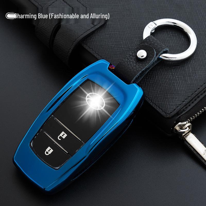 Toyota RAV4, Highlander, Prado, Crown, Corolla Dual Engine Car Key Shell Cover