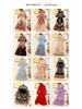 Plus Size Slim Fit Flowy Silk Floral Dress - 2025 Super Fairy Collection