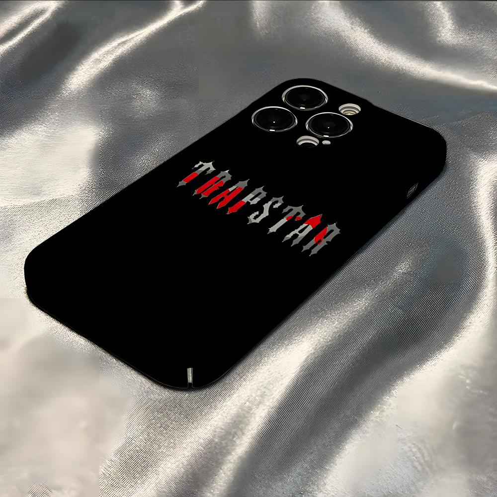 T-Trapstars Phone Case For Iphone 16 Pro Max 15 Pro 13 14 12 11 8 7 Plus X XR XS Max All Inclusive Cover