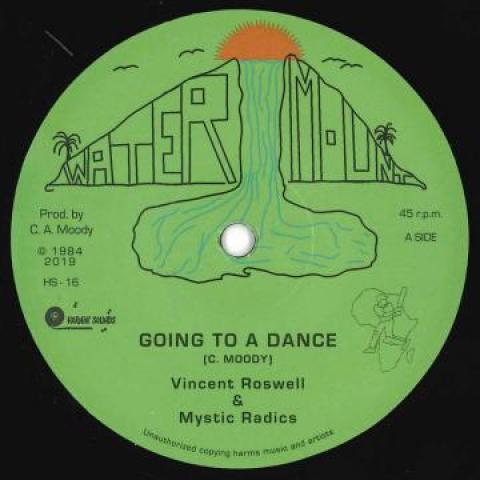 12inch Record VINCENT ROSWELL - Going To A Dance / Apple Of My Eye HS16 Water Mount EU 1984 Europe Reggae, Ska & Dub