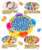Absdefen Fishing Spinning Fishing Electric Electric Popular Toy for Birthday Kindergarten Entry Christmas Random Color Game, Fish, Toy, Toy, Fishing,