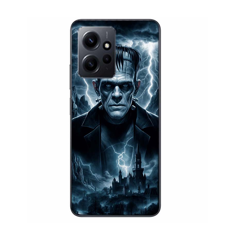Horror F-Frankenstein Phone Case For Redmi Note 14 15 Pro 5G 13 12 Pro Plus 11 11T 11E 11S 10 Pro 10S 9 9S Cover Cell Clear TPU