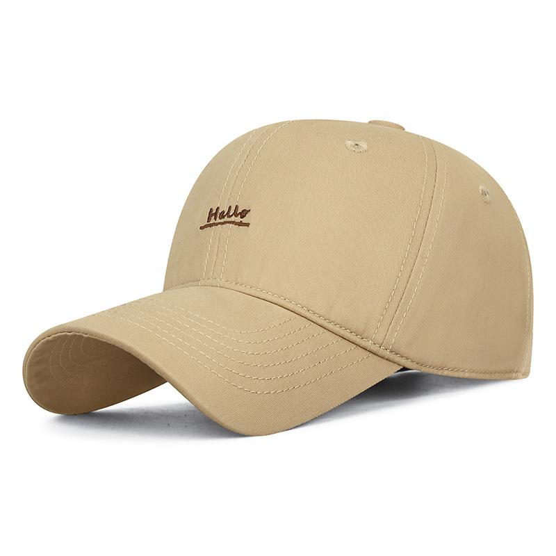 Spring Sanding Wide Brim Baseball Cap Unisex Sunscreen Youth Cap