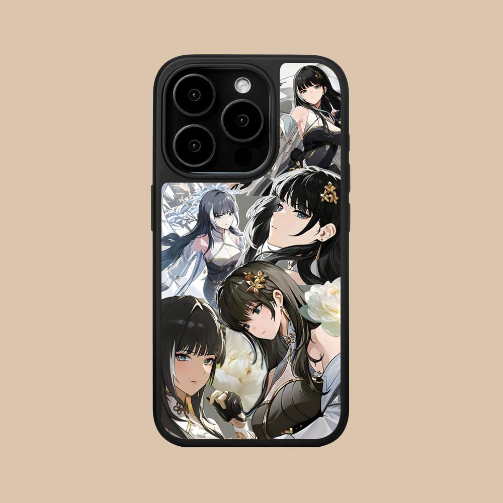 Wuthering Waves Baizhi Phone Case for iPhone 17 16 15 14 13 12 11 Air Pro Max Plus Matte Surface Cover