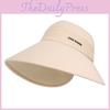 Summer Casual Wide Brim Hat Soft Ice Silk With Letter Design For Safety Sun