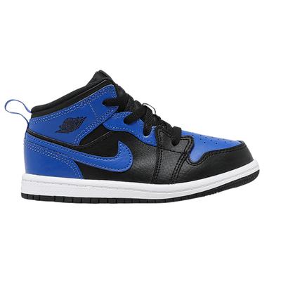 Kids' Sneakers Jordan 1 Mid Hyper Royal (TD) Black/Hyper Royal/White