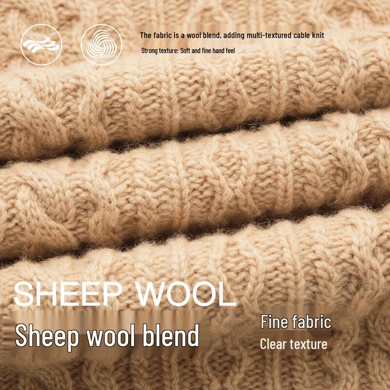 HAZZYS Women's Cable Knit Wool Blend Pullover