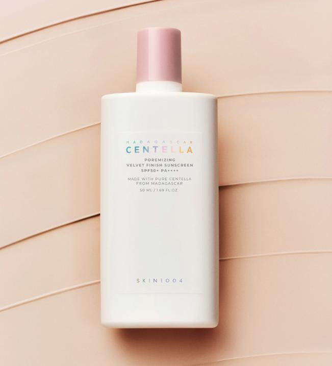 SKIN1004 Poremizing Velvet Finish Sunscreen 50ml – Pore Blurring Matte Sun Cream