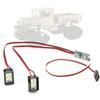 RC Model LED Headlight Plastic Accessory for TRX4 SCX10 1 10 Crawler Overland Car