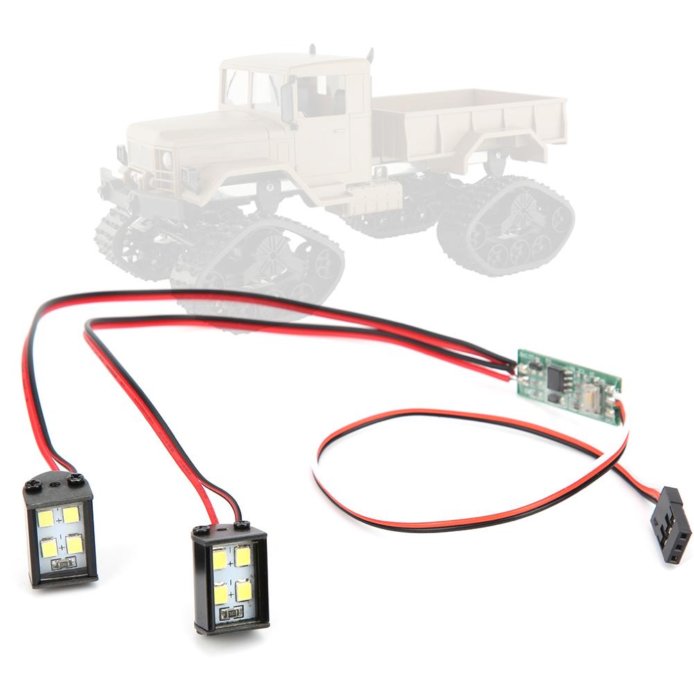 RC Model LED Headlight Plastic Accessory for TRX4 SCX10 1 10 Crawler Overland Car