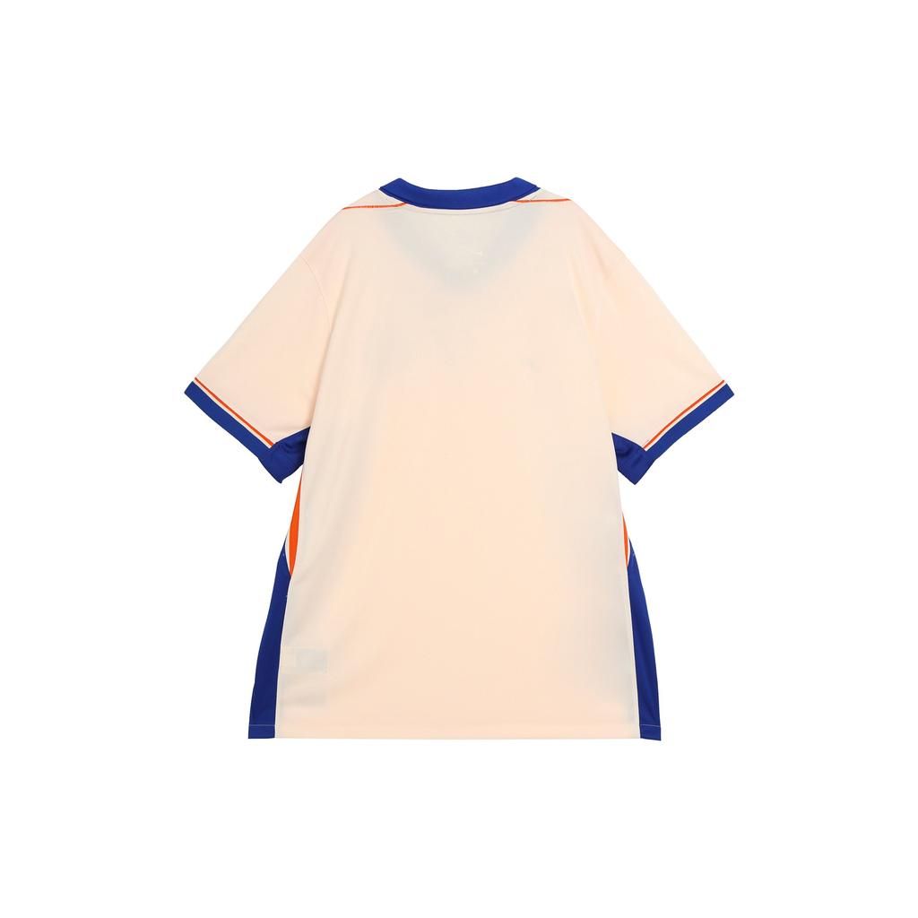 Nike Chelsea FC SS24 Dri-FIT Series Logo V-Neck Away Short Sleeve Football Shirt Men Tops Orange Blue FN8786839