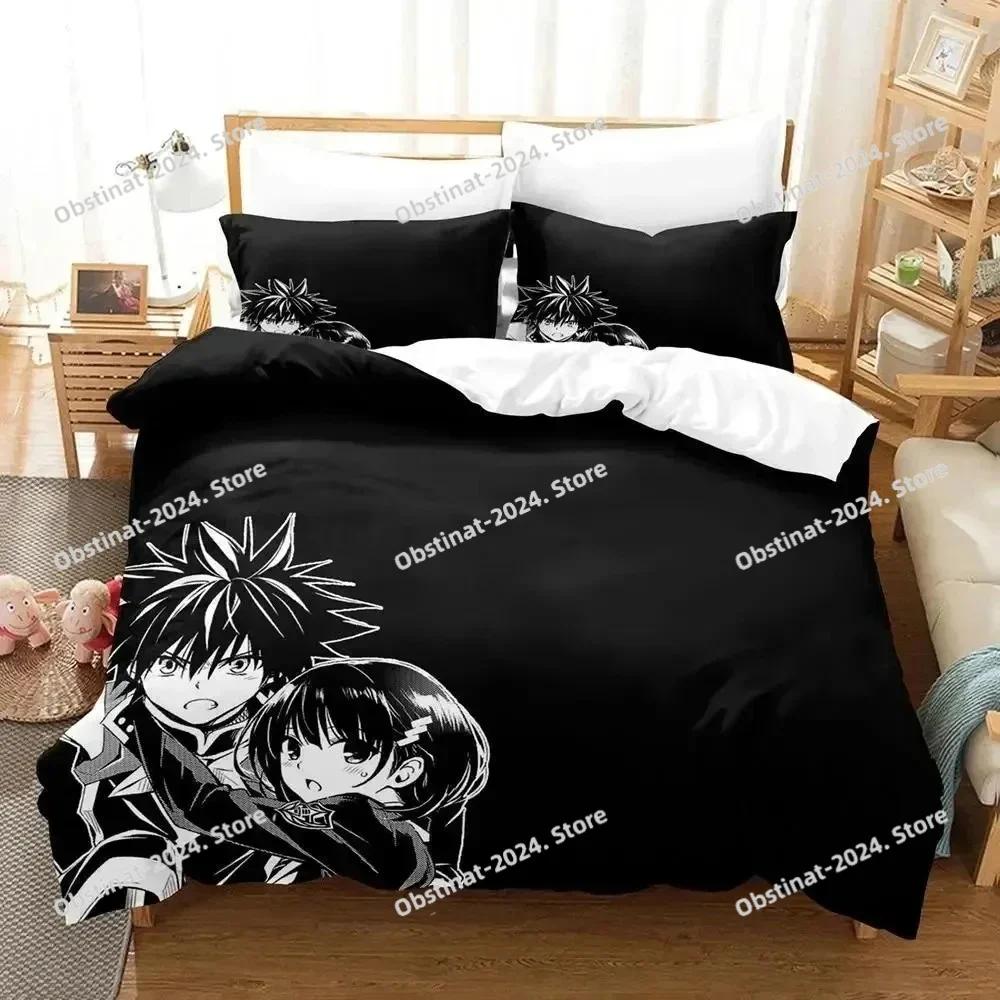 3D Anime Ayakashi Triangle Bedding Set Printed Bed Set With Pillowcase Bed Duvet Cover Soft Single Double Queen Super King Size