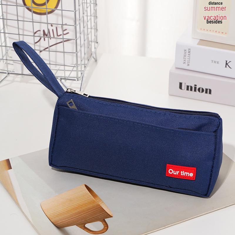 Großes, schlichtes Federmäppchen mit Logo - Geschenk für Grundschul- & Sekundarschüler