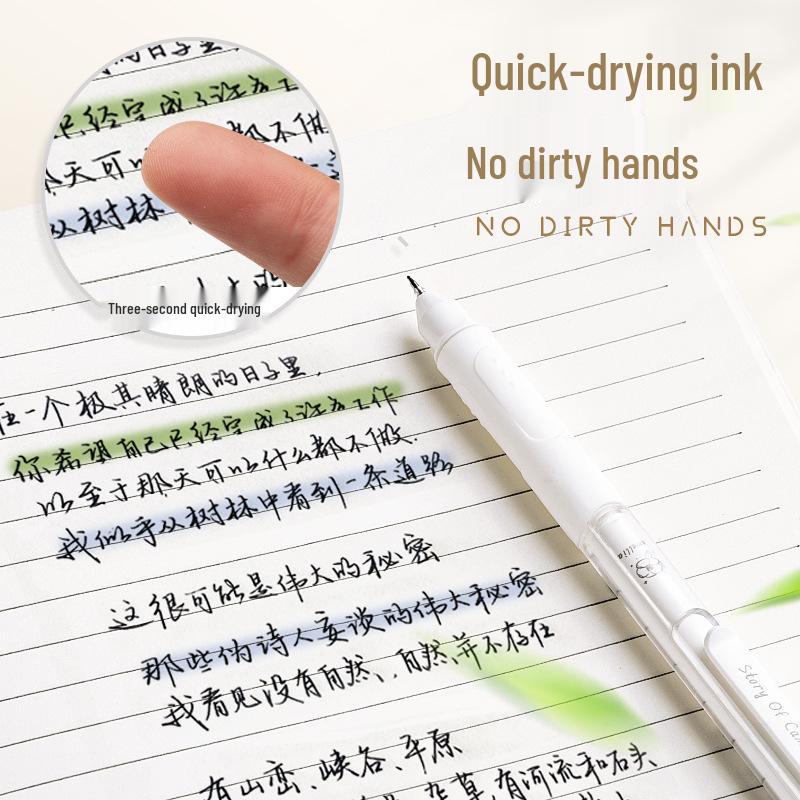 High-Value Quick-Dry Black Pen: Neutral ST Tip for Primary School, Exams & Office Use.