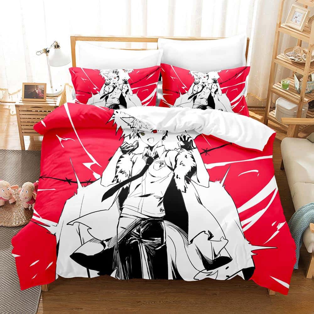 New Danganronpa V3 Bedding Set Cartoon Anime three-piece set Adult Kid Bedroom Duvet cover Sets Y2k Girls comforter bedding sets