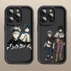 D-54 Black Clover  Case for iPhone 15 14 13 12 8 Plus Samsung S24 S23 Ultra A04S A05S Huawei P40 P50 P60 Nova 11 Pro Max OPPO A17K Reno 10