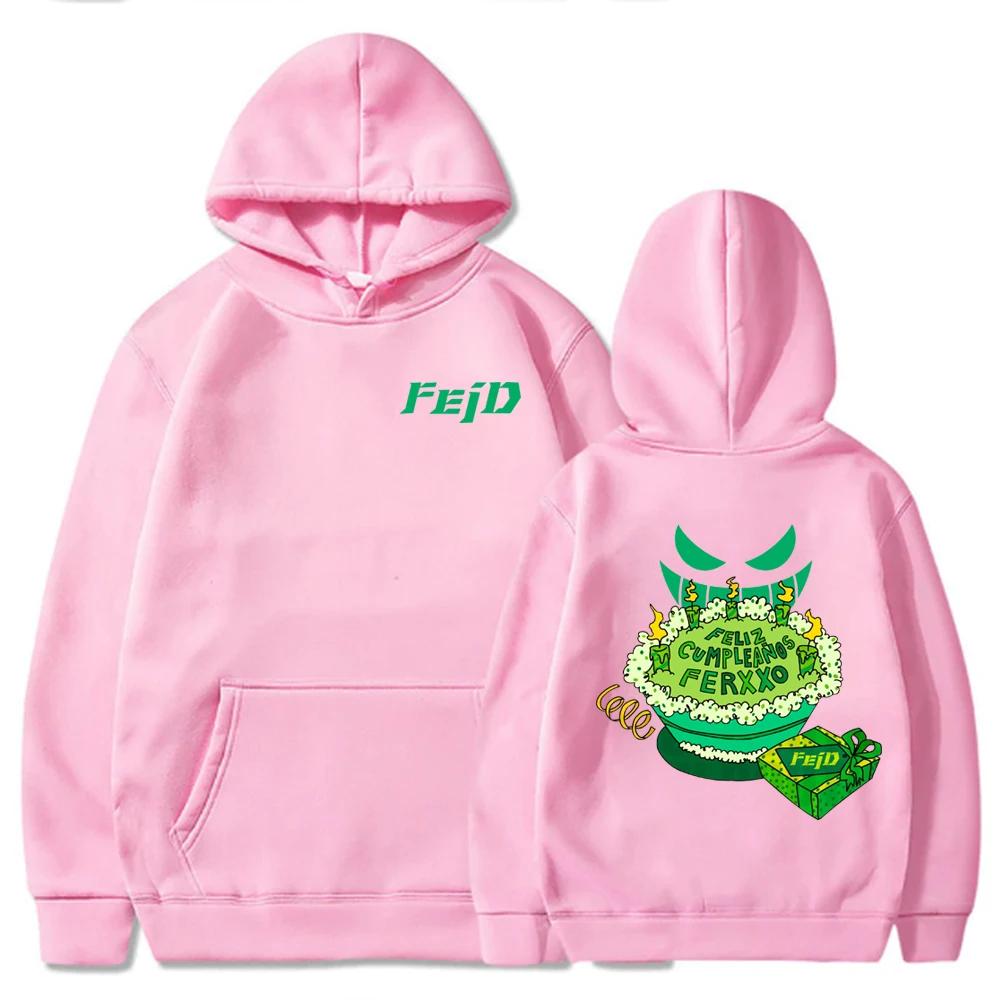 Feliz Feliz! Felix's New Tour Concert Hooded Sweatshirt Hooded Sweatshirt Music Album Birthday Cake Print