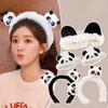 Kawaii Panda Hair Hoop Furry Makeup Headwear Cute Plush Headband  Girl