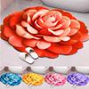 Special-shaped Peony Floor Mat Non-slip Door Gasket  for Living Room Tea Table Bedside