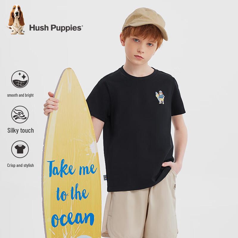 Hush Puppies Kids  Breathable Cotton Short Sleeve T-Shirt 160