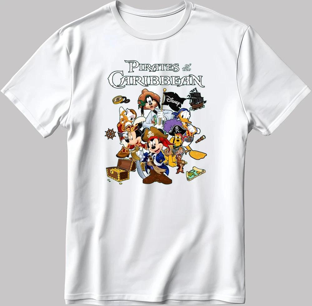 Pirates Of The Caribbean Mouse White TShirt S