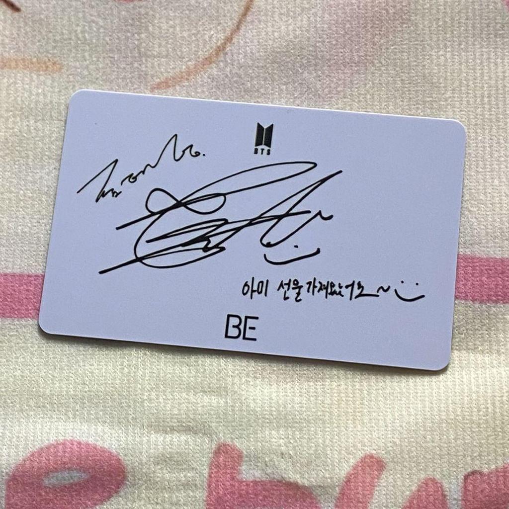 [USED] BTS Lucky Drop BE Unreleased Korea Exclusive Taehyung V Trading Card