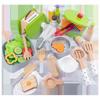 Children Kitchen Toys DIY Cooking Pretend Play Simulation Wooden Kitchen Food Toys for Kids Toy Set - Kitchen Tools