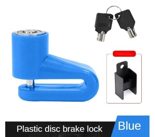 Zámek proti krádeži na kolo Motocyklový zámek na kotoučovou brzdu kola Visací zámek se 2 klíči pro horské kolo Elektrická koloběžka Motocykl