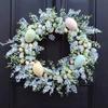 Colorful Easter Eggs Decor Spring Wreaths For Front Door Pastel Easter Egg Mini Spring Easter Wreath Easter Window Wreath