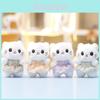 Cute Animal Plush Cat Keyring With Short Pile For Gift And Collection