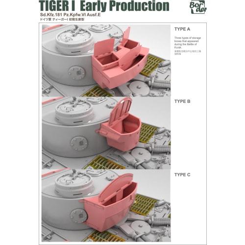 Border Model 1/35 German Tiger I Early Production Plastic Model Assembly Kit BT010