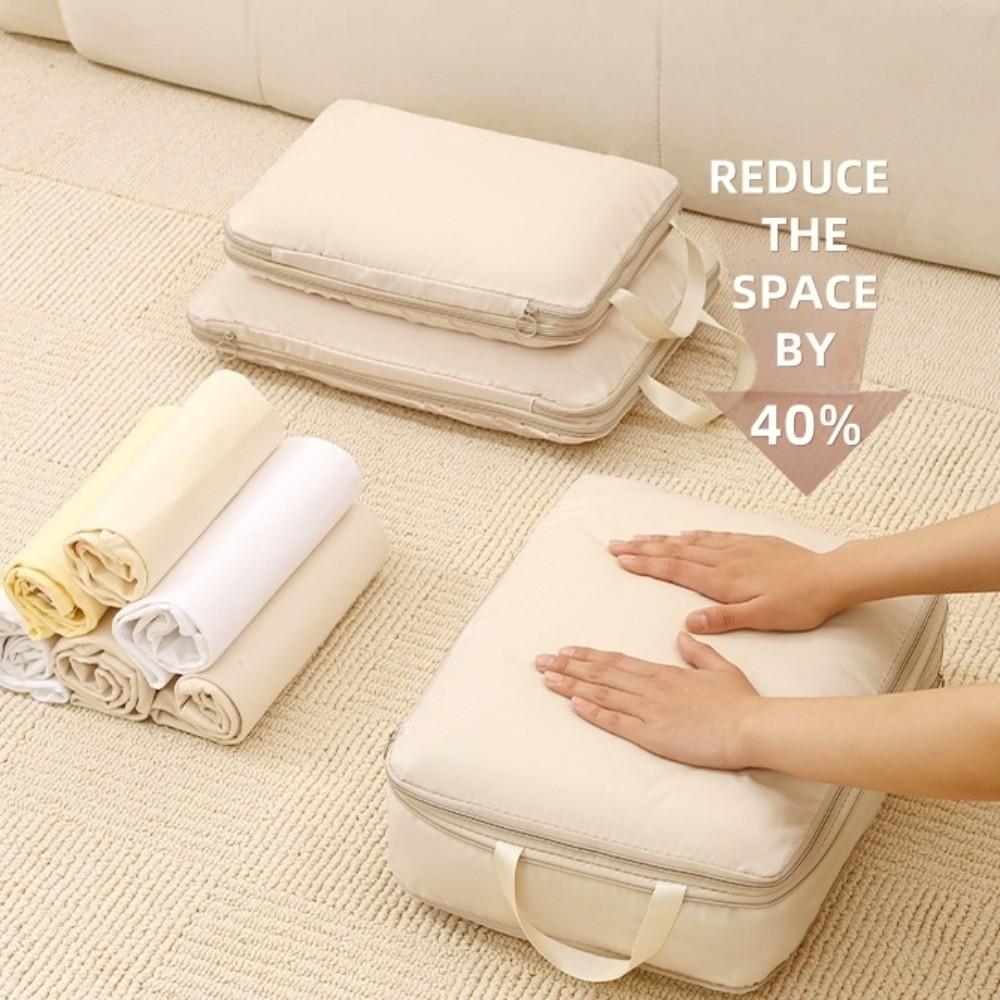 4pcs/set Multifunctional Luggage Compartment Packing Bag Packing Cubes Bag  Luggage Accessories