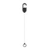 1 pièce Sac à dos Tactique Boucle en U à Tirage Facile Porte-clés Rétractable Simple Noir Extérieur Portable Fil d'Acier Boucle à Ressort Quatre Couleurs