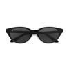 [MODERN CLASSIC] Modern Classic Mira Cat-Eye Slim Sunglasses, UV Protection, Unisex, Modakura (Black), UV400 Polarized Lenses, Sabae Design Brand