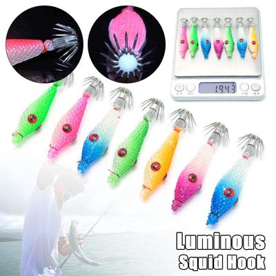5.5cm Fishing Accessories Angling Supplies Fishhooks Soft Lure Jig Artificial Baits Squid Hooks