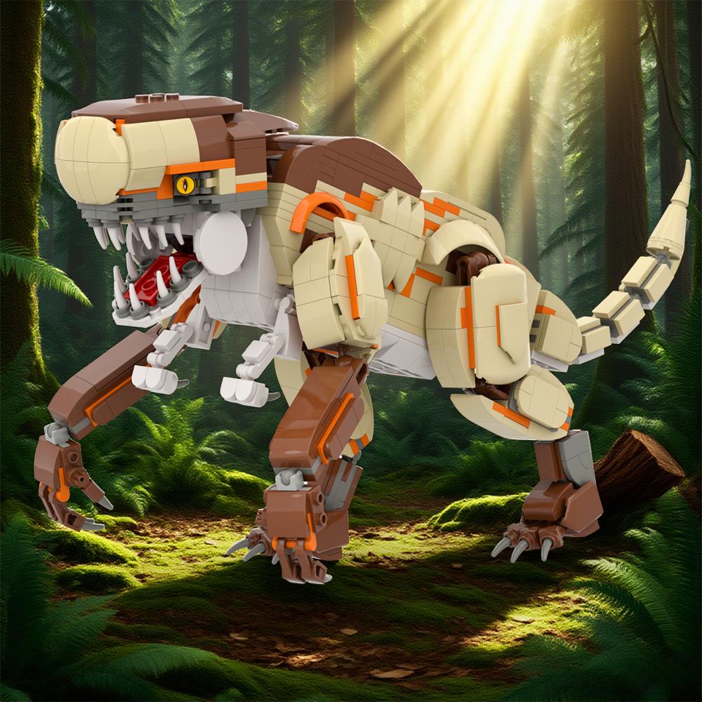 Ensemble de Blocs de Construction Géants Dinosaures - Expert Créatif Modèles de Briques Indominus Rex, Triceratops et Tyrannosaure Rex